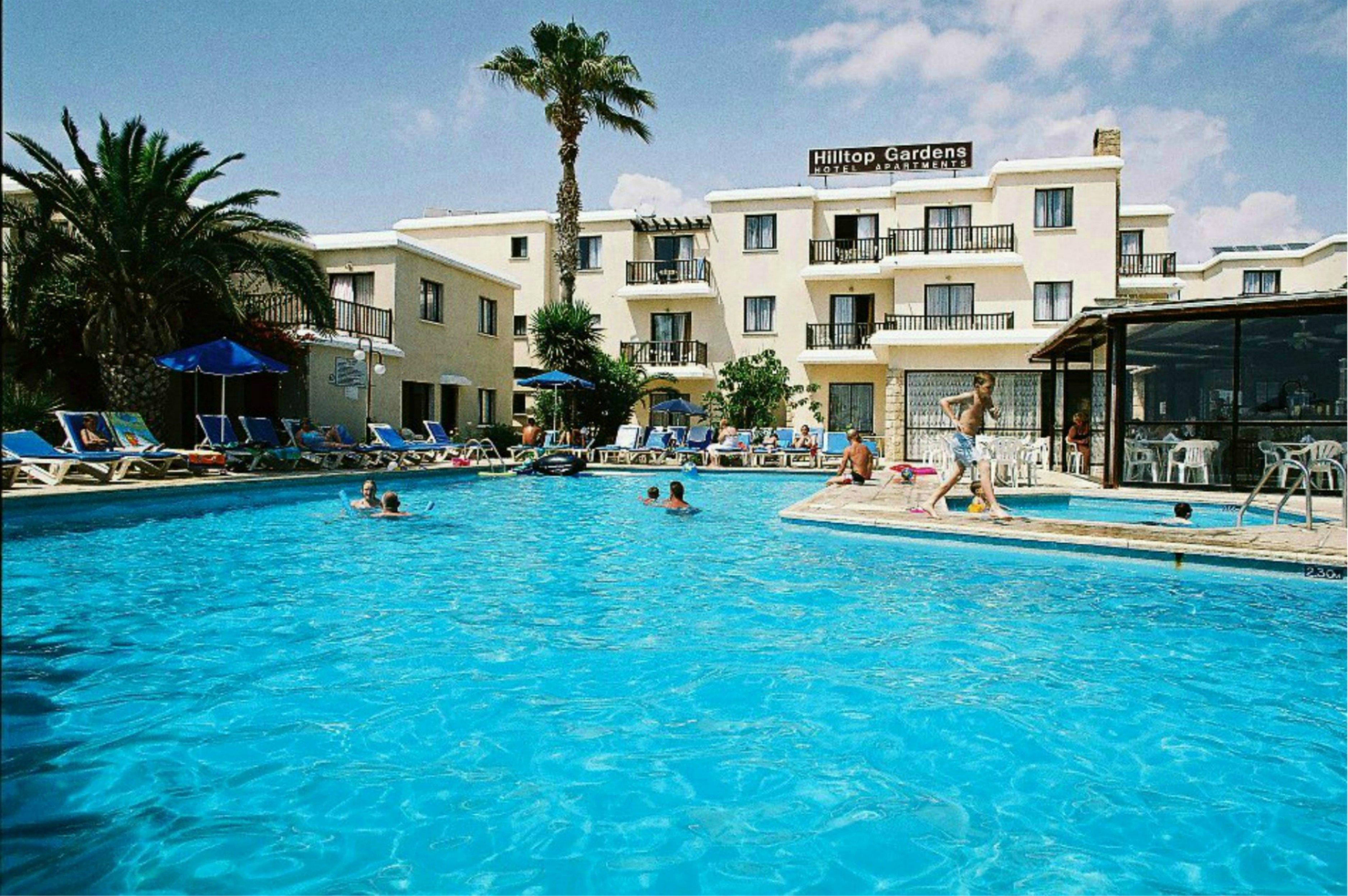 Hilltop Gardens Hotel Apartments Paphos Eksteriør billede