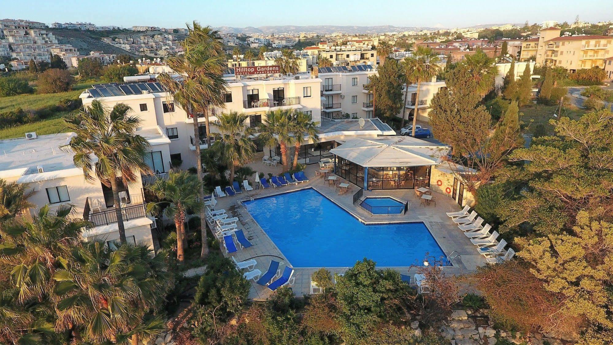 Hilltop Gardens Hotel Apartments Paphos Eksteriør billede