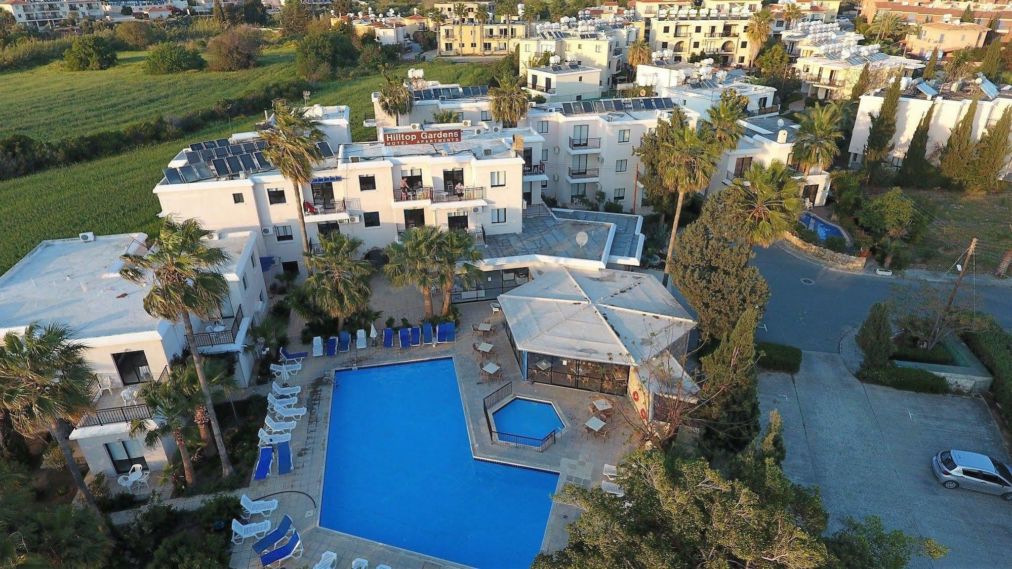 Hilltop Gardens Hotel Apartments Paphos Eksteriør billede